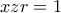 xzr=1 xzr=1