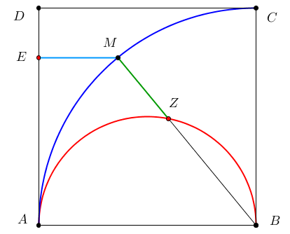 Τετράγωνο ημικύκλιο τεταρτοκύκλιο.png