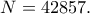 N=42857. N=42857.