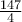 \frac {147}{4}