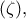 (\zeta),