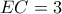 EC = 3