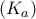 \left( {{K}_{a}} \right)