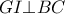 \displaystyle{GI \bot BC}