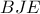 \displaystyle{BJE}