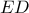 \displaystyle{ 
ED 
}