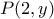 P(2,y)