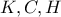 K,C,H