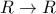 \displaystyle{R \to R}
