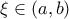 \xi  \in  (a,b)