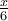 \frac{x}{6}