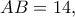AB=14,