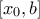[x_0,b]