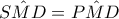 \hat{SMD}=\hat{PMD}