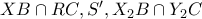 XB\cap RC,S',X_{2}B\cap Y_{2}C