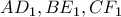 AD_{1}, BE_{1}, CF_{1}