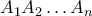 A_{1}A_{2}\ldots A_{n}