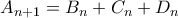 A_{n+1} = B_n+C_n+D_n