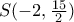 S(-2, \frac {15}{2})