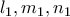 l_1,m_1,n_1