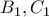 B_{1} , C_{1}