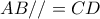 AB//=CD