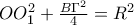 OO_1^2  + \frac{{B\Gamma ^2 }}{4} = R^2