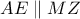 AE\parallel MZ