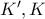 K',K