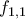 f_{1,1}