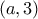 (a,3)