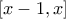 [x-1,x]