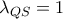\lambda_{QS}=1