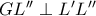 GL''\perp L'L''
