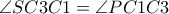 \angle SC3C1=\angle PC1C3 \angle SC3C1=\angle PC1C3