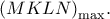 {{\left( MKLN \right)}_{\max }}.