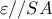 \varepsilon //SA \varepsilon //SA