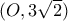 (O, 3 \sqrt{2})