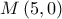 M\left( {5,0} \right)