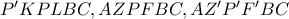 {P}'KPLBC,AZPFBC,A{Z}'{P}'{F}'BC