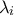 \lambda _{i}