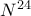 N^{24}