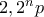 2,2^np