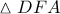 \vartriangle DFA