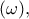 \displaystyle{(\omega),}