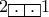 2 \boxed. \boxed. 1