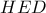 \displaystyle{HED}