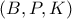(B,P,K)
