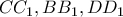 CC_1, BB_1, DD_1
