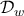 \displaystyle{\mathcal{D}_{w}}